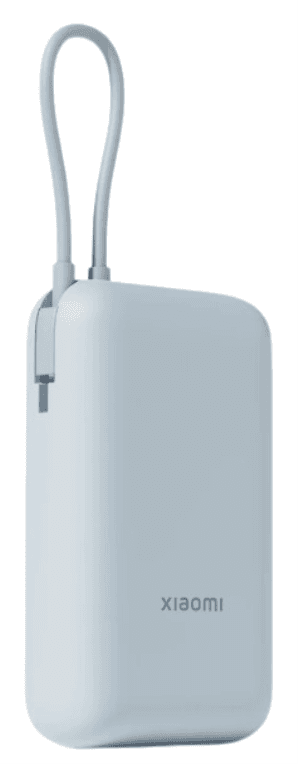 POWERBANK XIAOMI POWER BANK 10000MAH INTEGRATED CABLE ICE BLUE — imagen 1