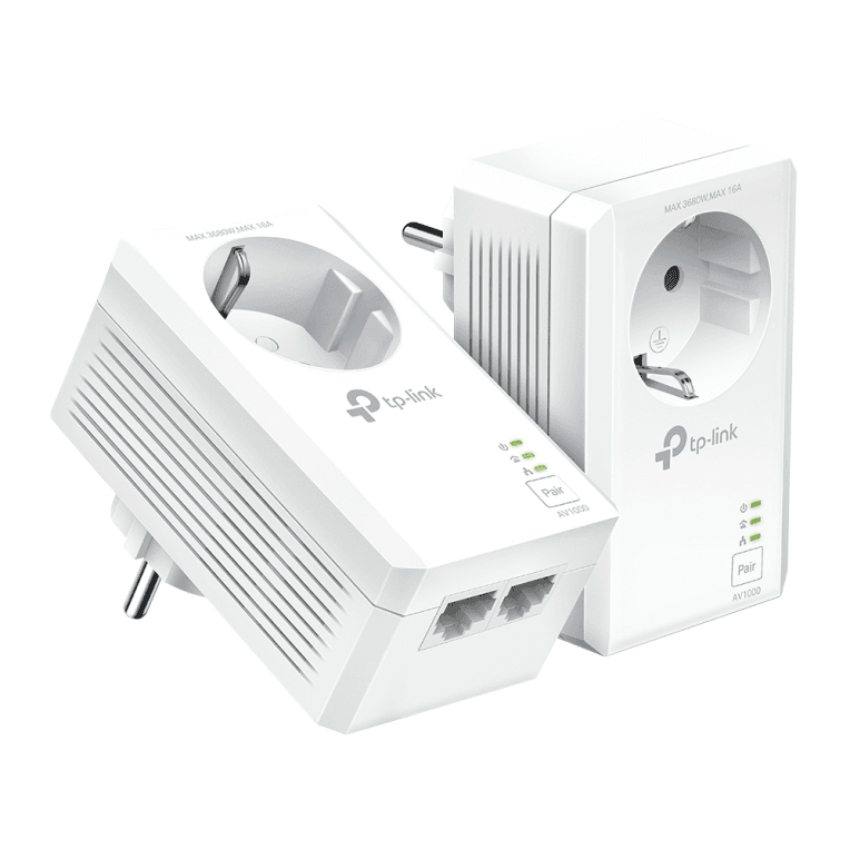 PowerLine Tp-link AV1000 Kit 2 Uds 2 Ptos Giga Con Enchufe — imagen 1