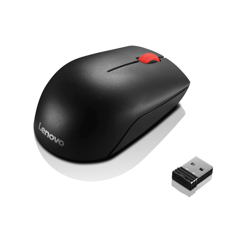 Ratón Lenovo Essential Compact Negro RF Inalámbrico Pilas