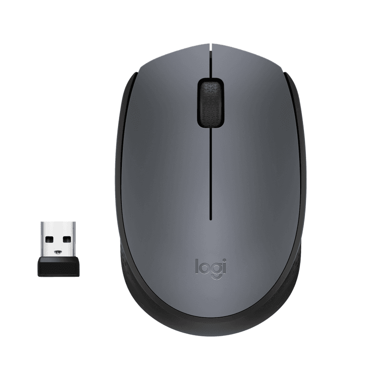 Ratón Logitech M170 Negro Gris RF Inalámbrico Pilas — imagen 1