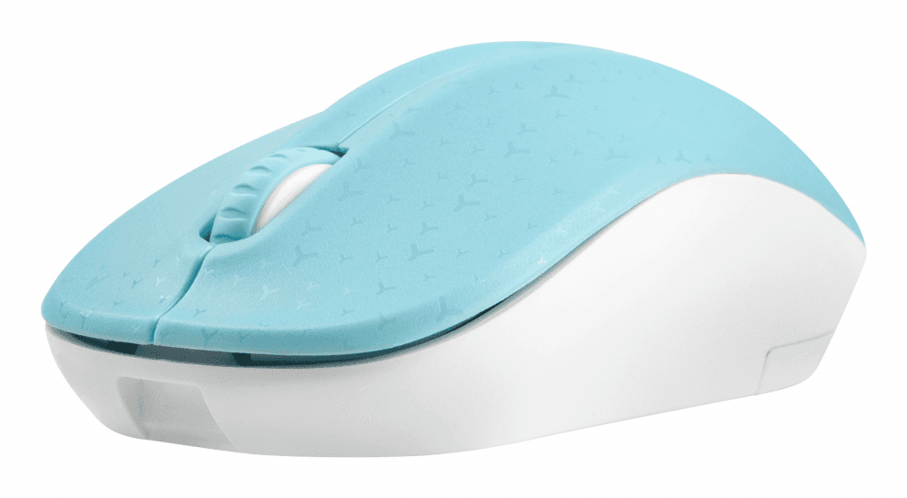 Ratón Natec Toucan Azul-Blanco RF Inalámbrico Pilas — imagen 1