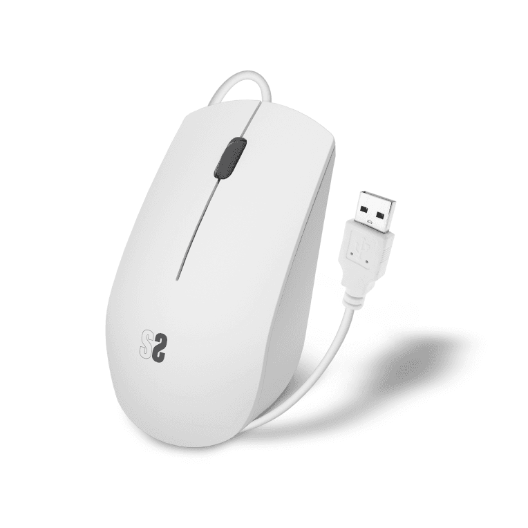Ratón Subblim Business Silencioso 1200 DPI Blanco USB — imagen 1