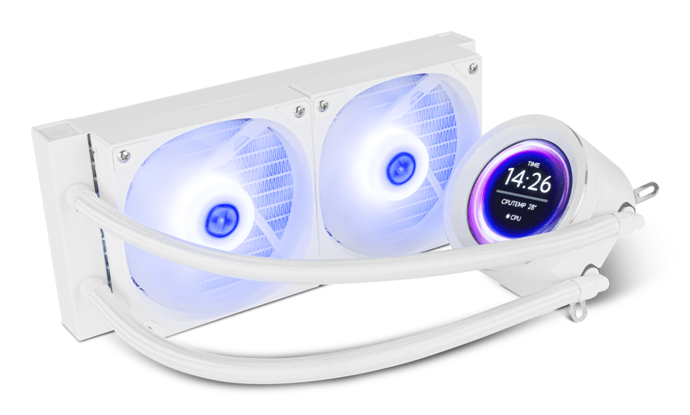 Refrigeración Líquida NOX Hummer X-240 120mm Blanco — imagen 1