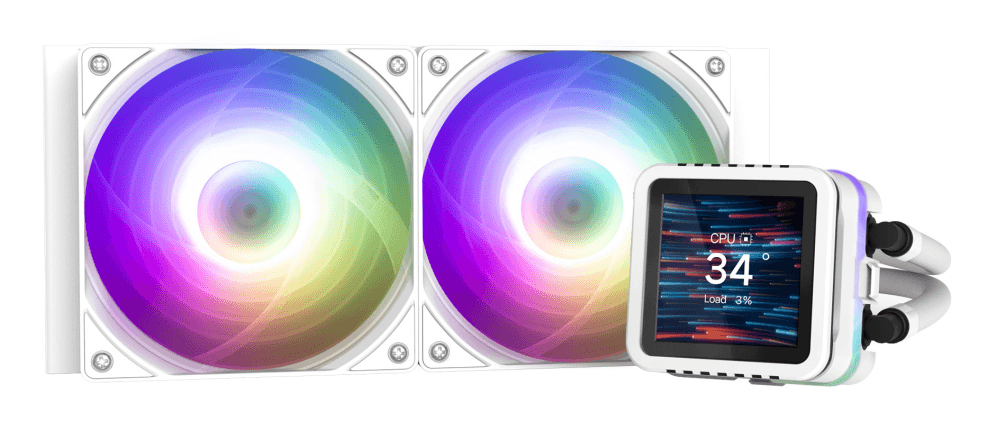 Refrigeración Líquida Zalman Alpha2 DS A24 ARGB 240mm Blanco — imagen 1