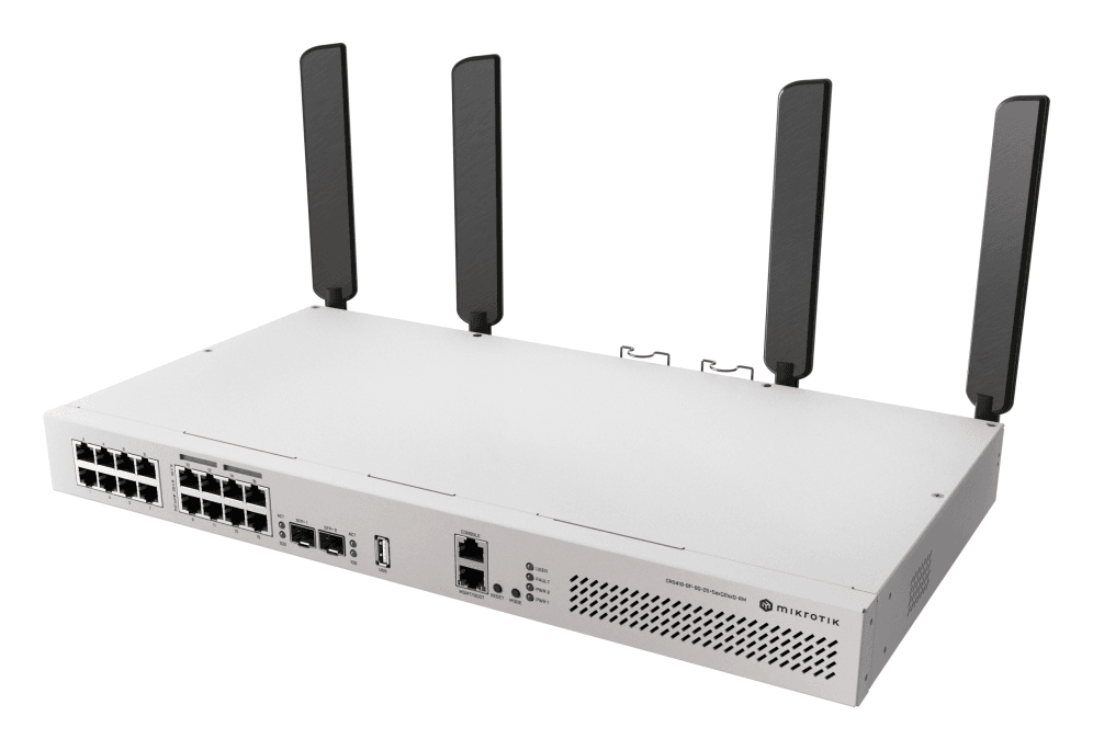Router MikroTik CRS418-8P-8G-2S+5axQ2axQ-RM Switch Router Avanzado