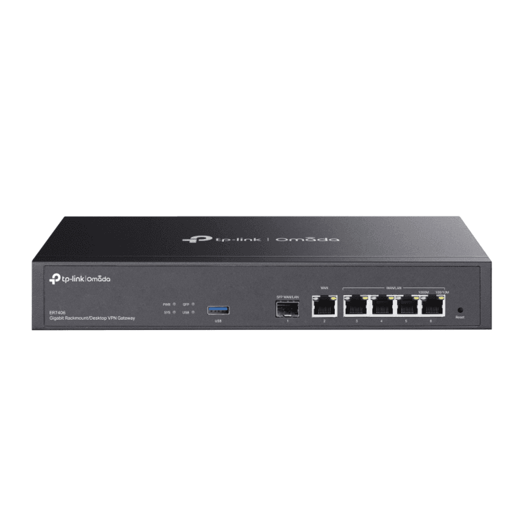 Router VPN TP-Link Omada Multi-Gigabit Montable En Rack Escritorio Omada ER7406 — imagen 1