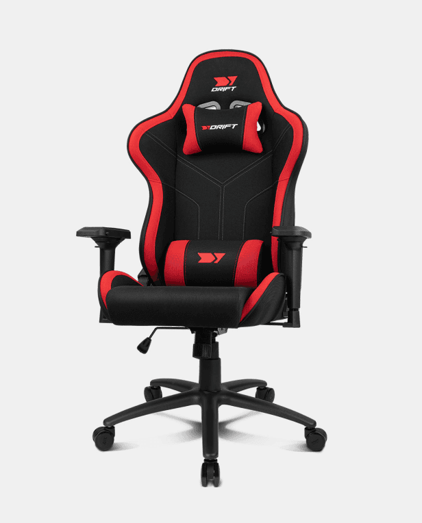 Silla Gaming Drift DR110BR Tejido Negro Rojo