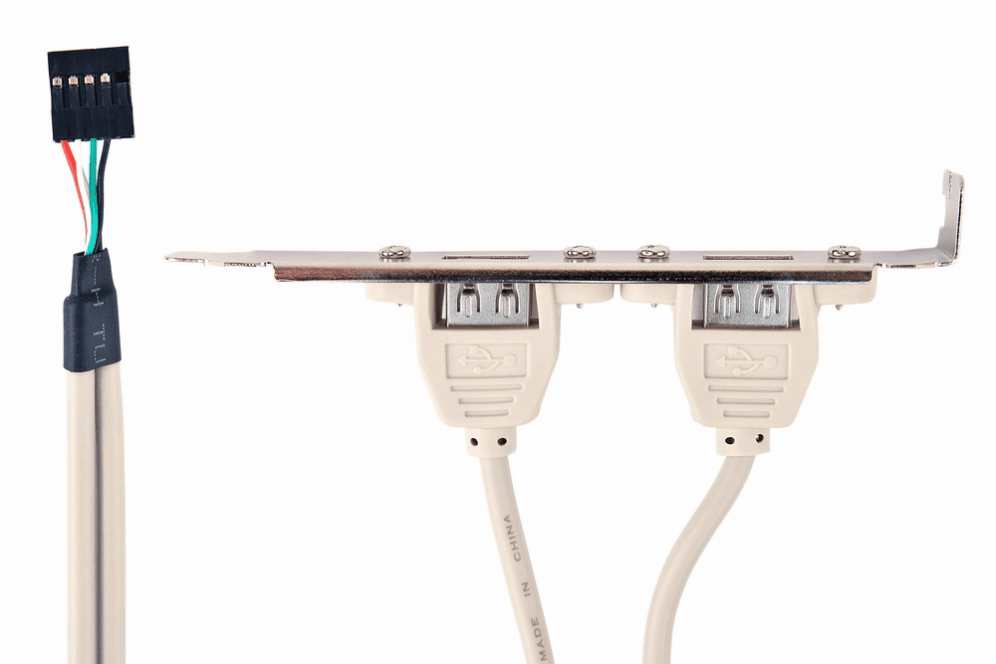 Slot Bracket Gembird 2x USB — imagen 1