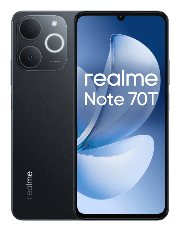 SmartPhone Realme Note 70T 4GB 256GB Obsidian Black — imagen 1