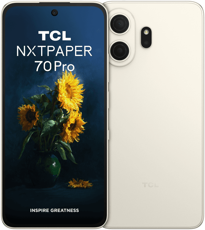 SMARTPHONE TCL NXTPAPER 70 PRO 8GB 256GB 5G NEBULA GOLD — imagen 1