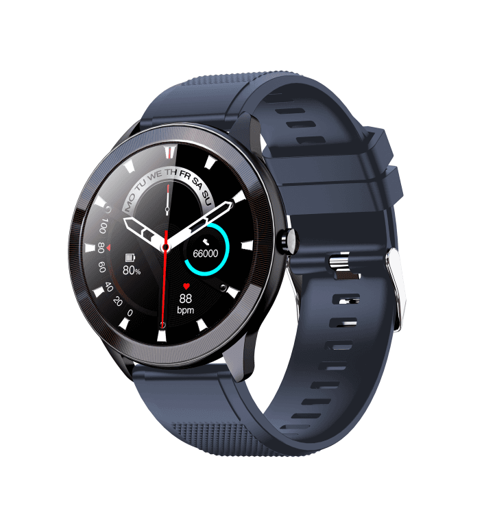 SmartWatch Leotec 1,28" Multisport Wave Azul Pantalla Redonda
