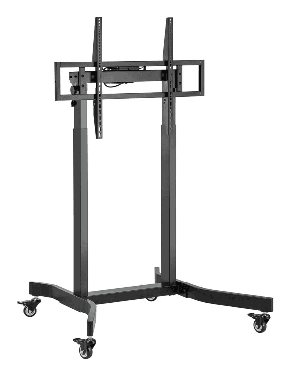 Soporte de Suelo Aisens FTF100E-271 Motorizado Ruedas Pantalla 120Kg 55-100 Negro — imagen 1