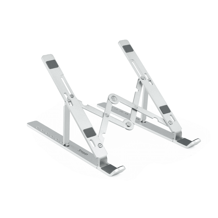 SOPORTE ELEVADOR PORTATIL/TABLET/LIBRO TQLRS0033-AL 11"-15" PLATA — imagen 1