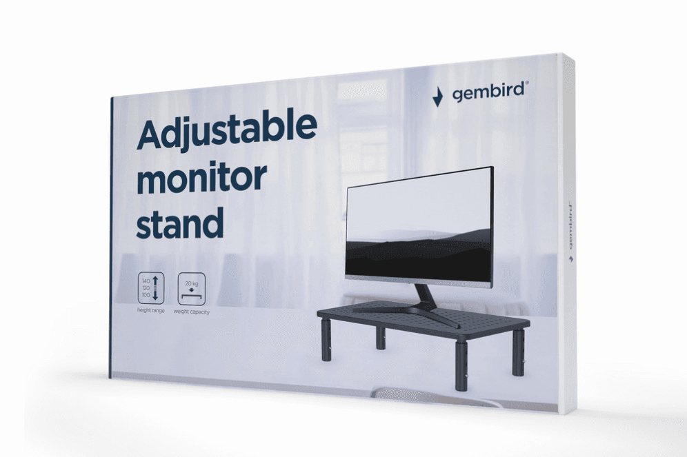 Soporte Gembird MS-TABLE-01 Mesa Rectangular Monitor — imagen 1