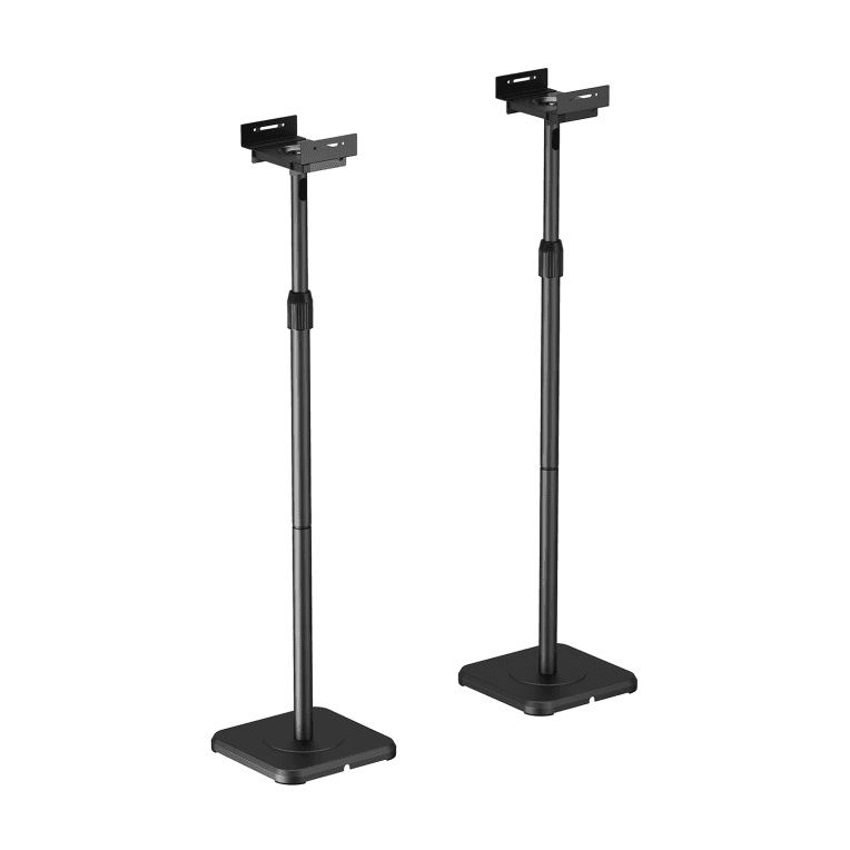 Soporte para Altavoces Aisens Spk09u-429 Universal Suelo Giratorio E Inclinable Negro — imagen 1