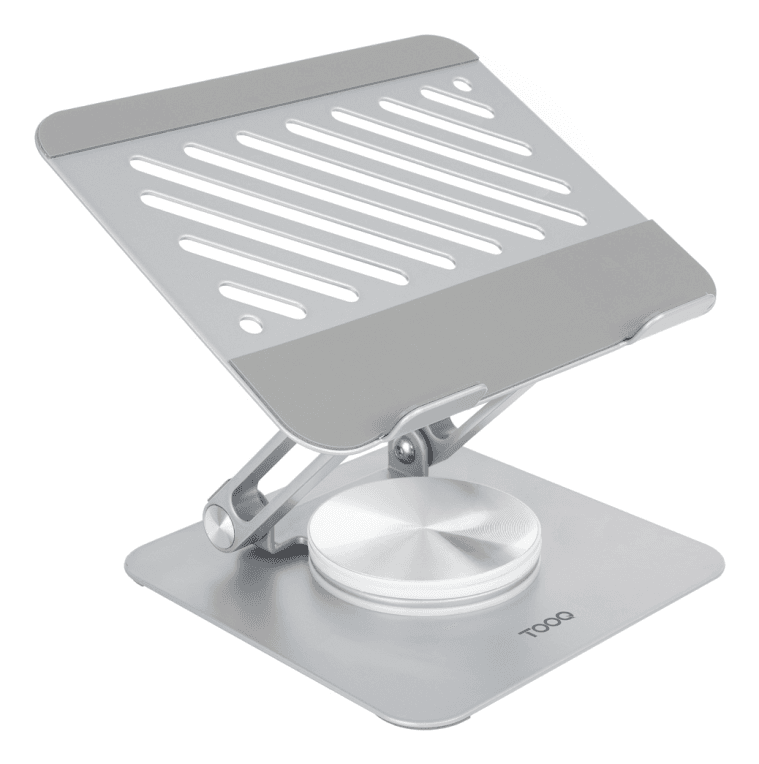 SOPORTE PLEGABLE 360° DISPOSITIVOS HASTA 13", PLATA