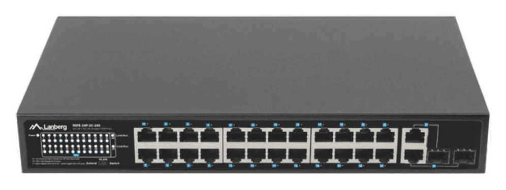 Switch 24 Puertos Lanberg RSFE-24P-2C-250 Gigabit — imagen 1