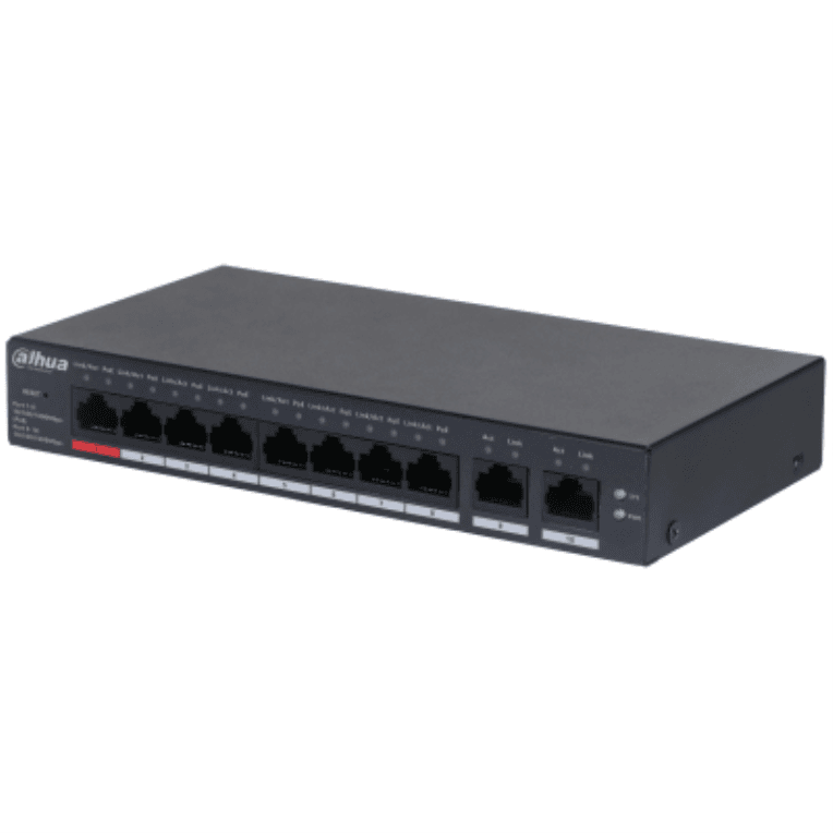 Switch Cloud Dahua DH-CS4010-8GT-110 Gigabit Switch With 8-Port PoE — imagen 1
