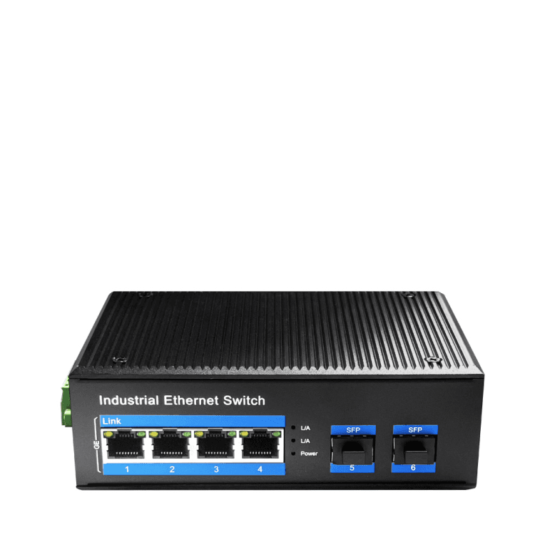 Switch Cudy IG1004S2P 4 Puertos Gigabit Industrial PoE con 2 SFP