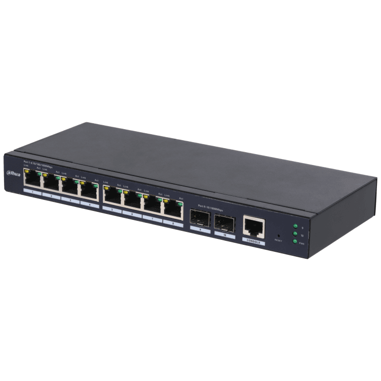 Switch IT Dahua DH-SG4010-2F 10-Port Managed Desktop Gigabit Switch — imagen 1