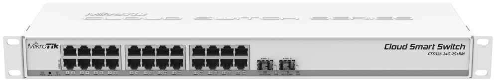 Switch Mikrotik CRS326-24G-2S-M — imagen 1