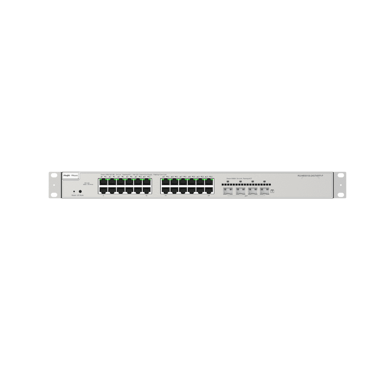 Switch Ruijie Reyee RG-NBS5200-24GT4XS-P Gigalan 24p Sfp+ 4p Poe+ L3 Gestionable — imagen 1