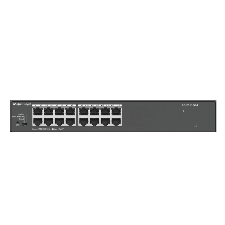 Switch Ruijie RG-ES116G-L 16-Port Gigabit Metal Housing — imagen 1