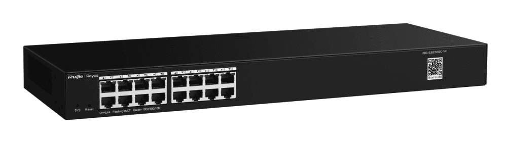 Switch Ruijie RG-ES216GC-V2 - Conmutador Gestionado 16 Puertos Gigabit — imagen 1