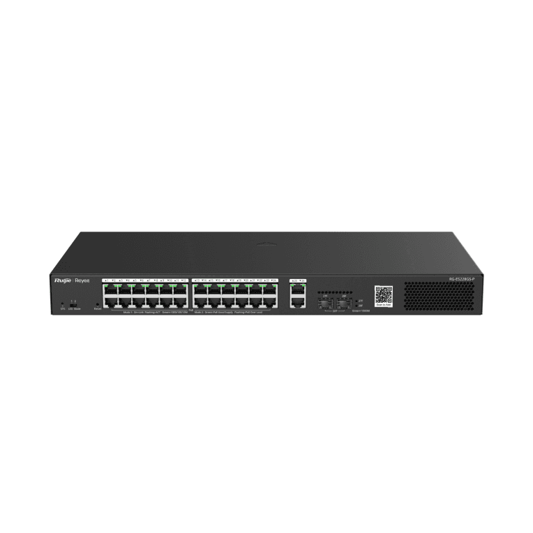 Switch Ruijie RG-ES228GS-P Gigabit PoE 26 Port 370W — imagen 1