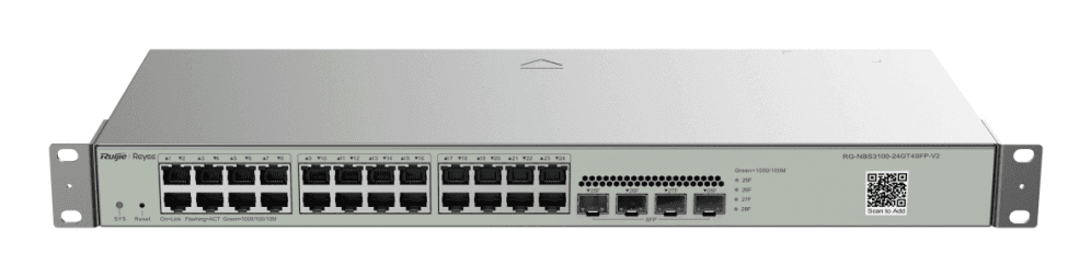 Switch Ruijie RG-NBS3100-24GT4SFP-V2 - Conmutador Cloud L2+ 24 Puertos — imagen 1