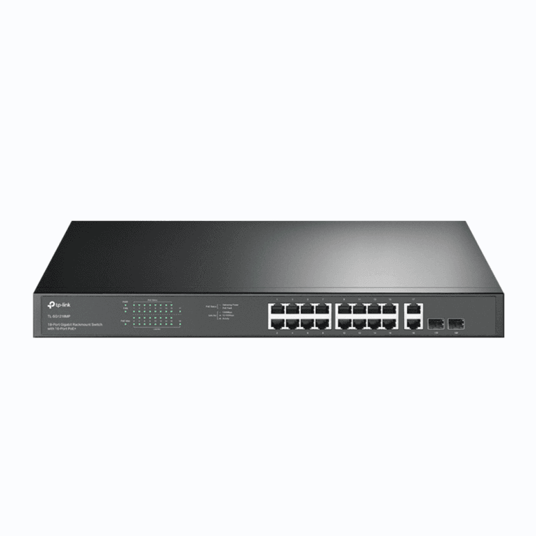 Switch Tp-Link 18-Port Gswitch Tp Link TL-SG1218MP / 16x1G Poe+, 2xSfp, 250W — imagen 1
