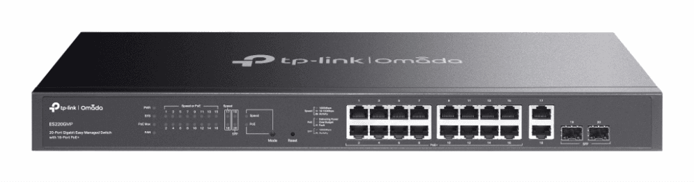 Switch Tp-link ES220GMP 16 Puertos Gigabit PoE+ y SFP — imagen 1