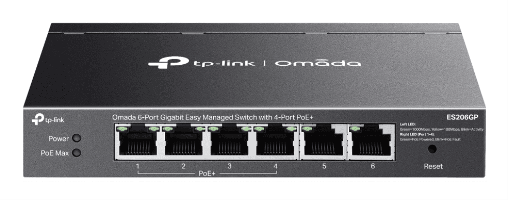 Switch Tp-link ESA206GP 6 Puertos Gigabit con 4 Puertos PoE+ — imagen 1