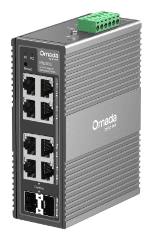 Switch TP-Link IES208G Omada 8-Port Gigabit Industrial with PoE — imagen 1