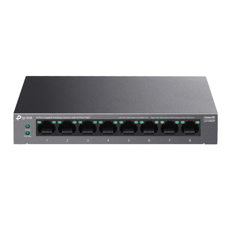 Switch Tp-link LS108GP 8 Puertos Gigabit De Escritorio Con PoE+ — imagen 1