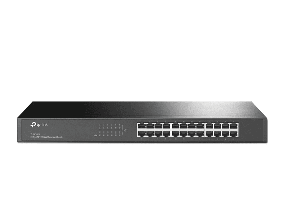 Switch Tp-Link TL-SF1024 Con 24 Puertos 10/100 Rack 19 — imagen 1