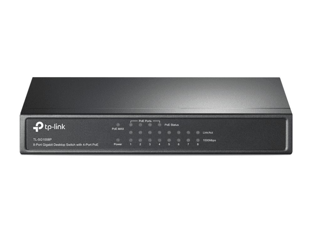Switch Tp-Link TL-SG1008P Con 8 Puertos Gigabit Y 4 PoE — imagen 1
