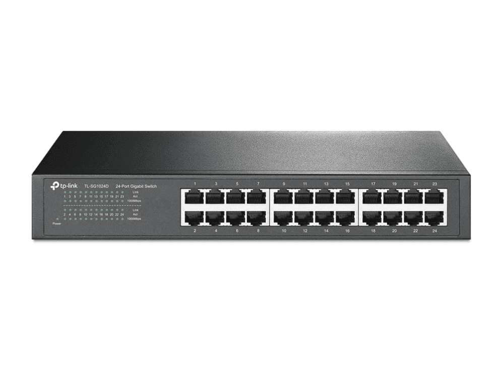 Switch Tp-Link TL-SG1024D Desktop Con 24 Puertos Gigabit — imagen 1