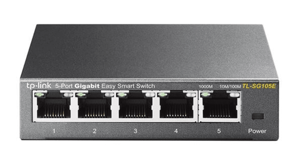 Switch Tp-Link TL-SG105E Easy Smart Con 5 Puertos Gigabit — imagen 1