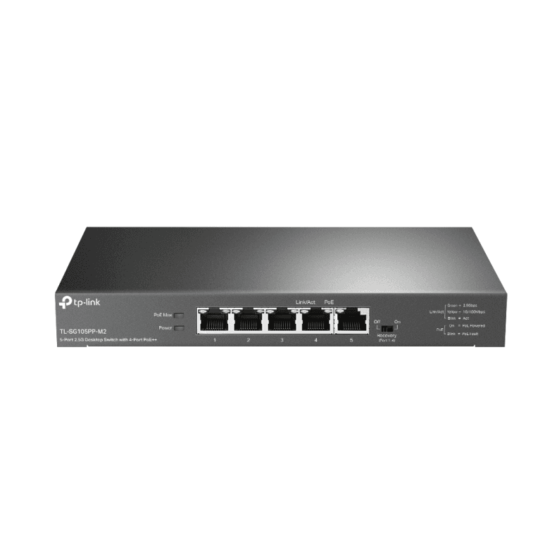 Switch Tp-link TL-SG105PP-M2 5 Puertos 2.5G Con 4 Puertos PoE++ De Alto Rendimiento — imagen 1