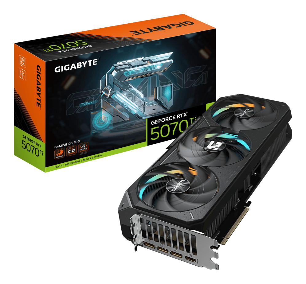 Tarjeta Gráfica Gigabyte RTX 5070 Ti Gaming OC 16GB — imagen 1