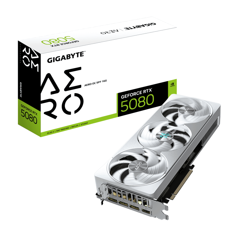 Tarjeta Gráfica Gigabyte RTX 5080 Aero OC SFF 16GB — imagen 1