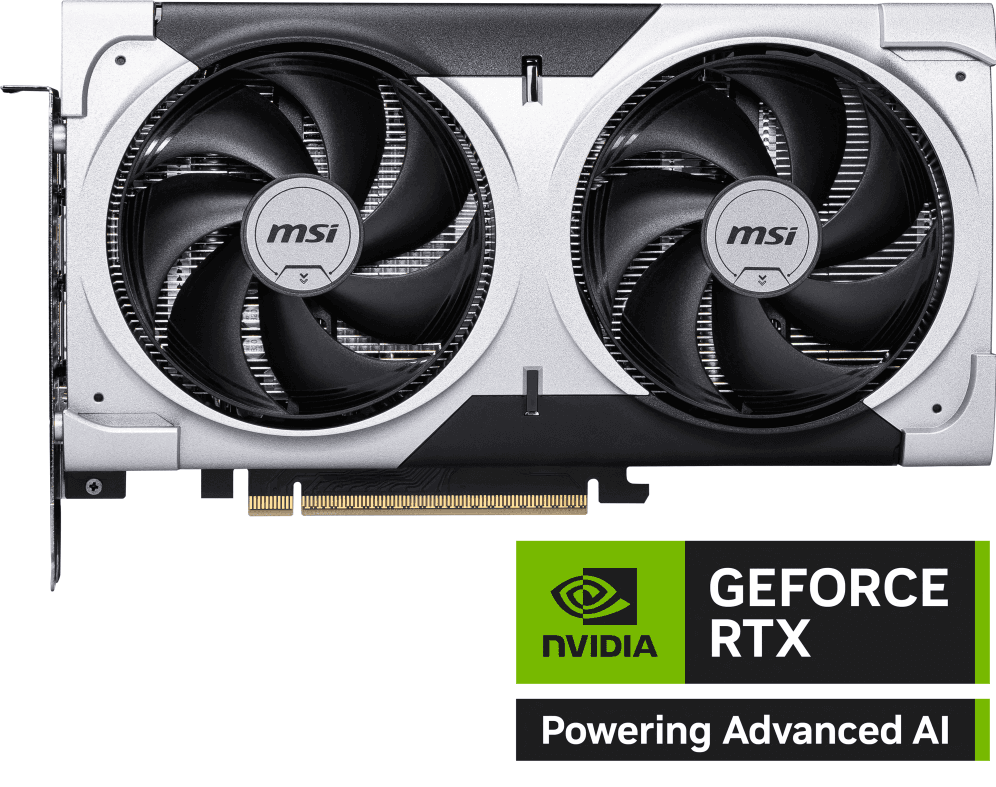 Tarjeta Gráfica MSI RTX 5060 Ti Ventus 2X OC Plus 8GB — imagen 1