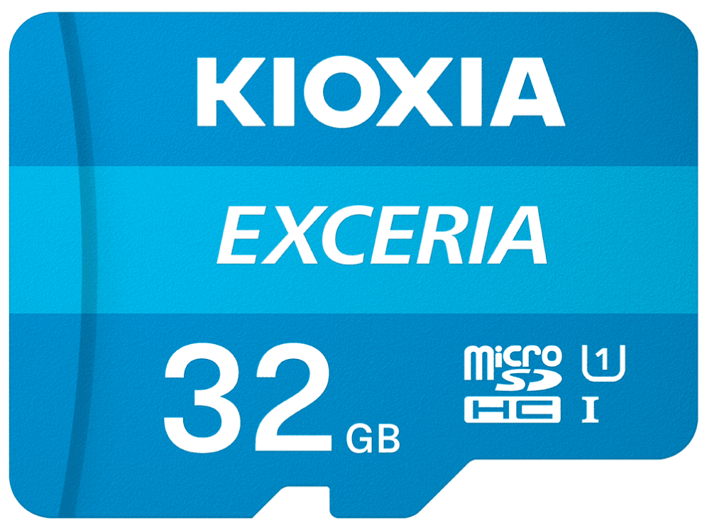 Tarjeta MicroSD Kioxia 32GB Exceria UHS-I C10 R100 Con Adaptador LMEX1L032GG2 — imagen 1
