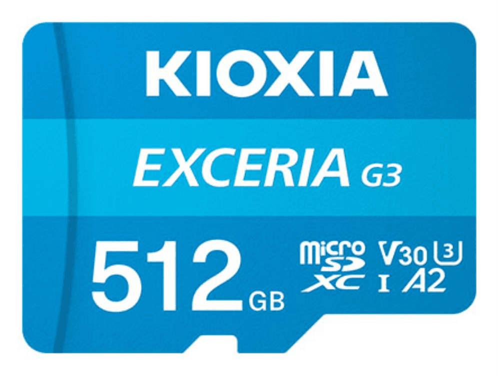 Tarjeta MicroSD Kioxia 512GB Exceria G3 LMEX3L512GG2 — imagen 1