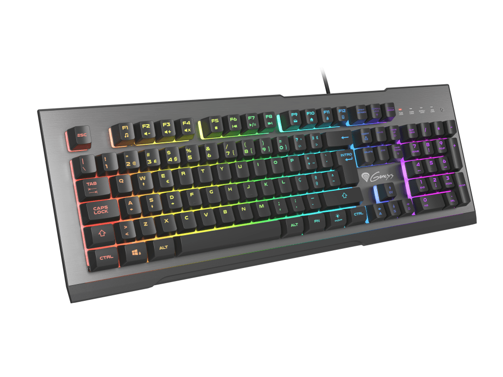 Teclado Gaming Genesis Rhod 500 Pt Usb Retroiluminado Mecanico Aluminio — imagen 1