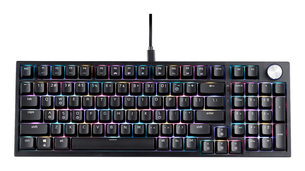 Teclado Gaming Xpg Sorcerer ES USB Retroiluminado Mecanico Negro — imagen 1