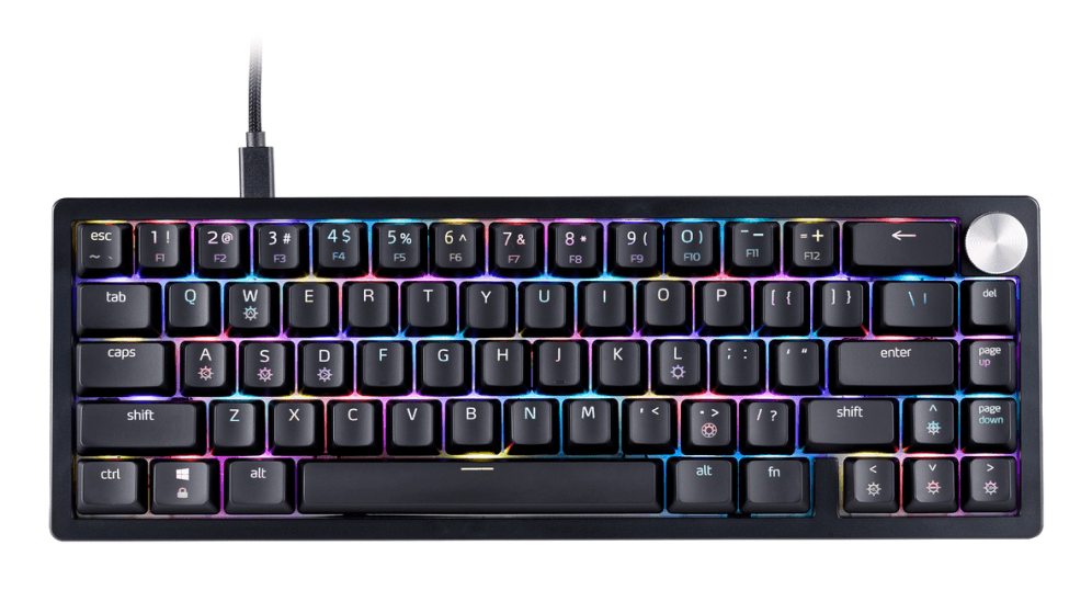 Teclado Gaming Xpg Sorcerer Mini EN USB Retroiluminado Mecanico Negro — imagen 1