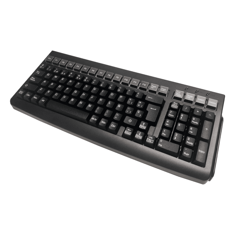 Teclado POS Mustek MKB-800M Banda Magnetica 3Pistas USB Negro — imagen 1