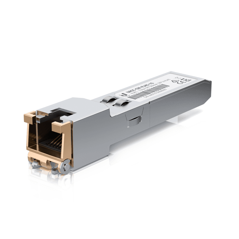 Transceptor Ubiquiti UACC-CM-RJ45-1G UFiber Transceiver Conversor SFP A RJ45 — imagen 1